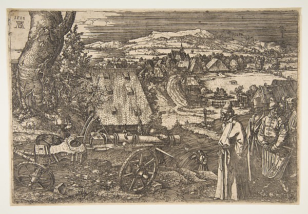 Albrecht Dürer, Landscape with a Cannon