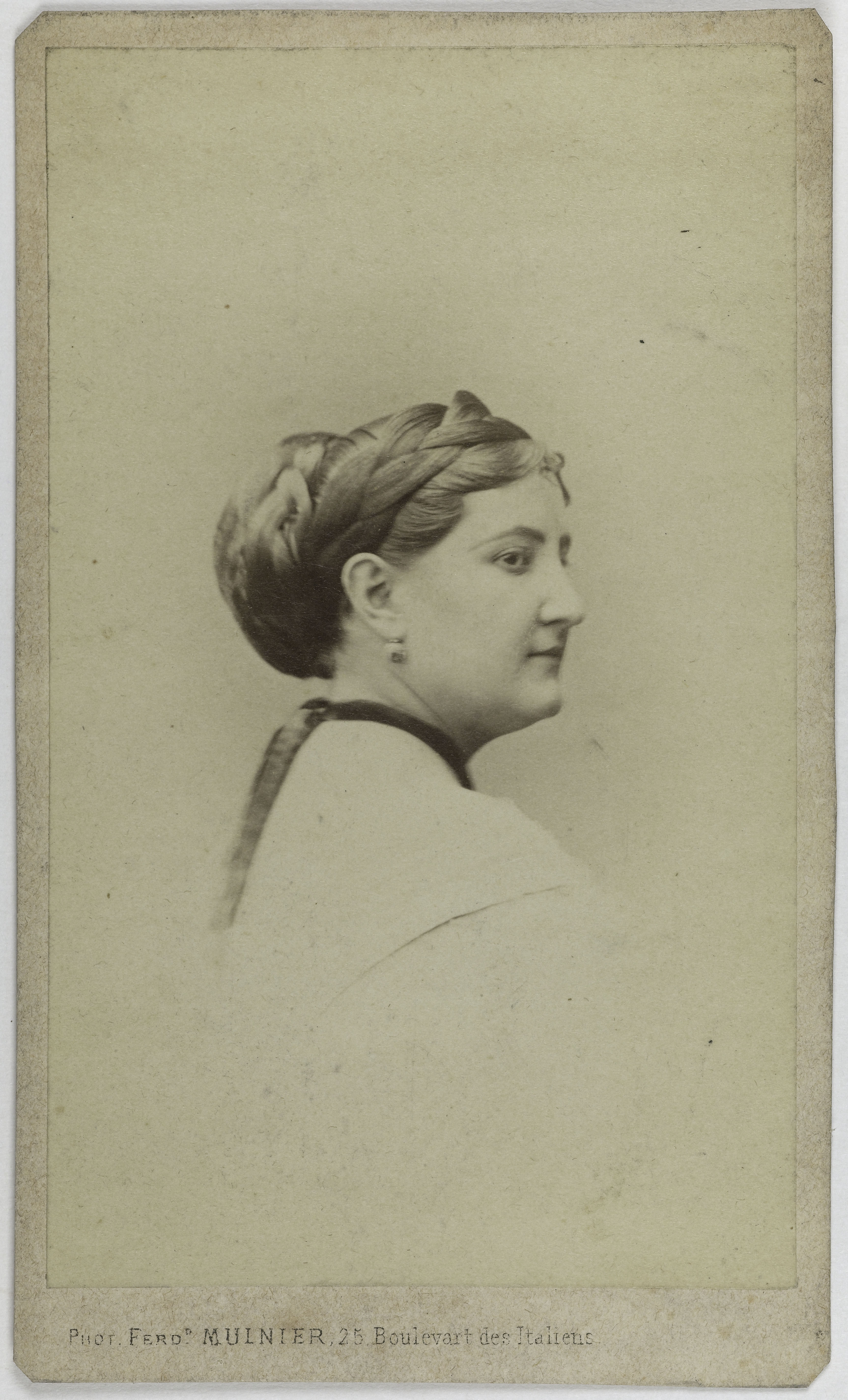 Ferdinand Mulnier, Portrait de Patti Carlotta, (1840-1889), (chanteuse lyrique, sœur ainée d'Adelina Patti)
