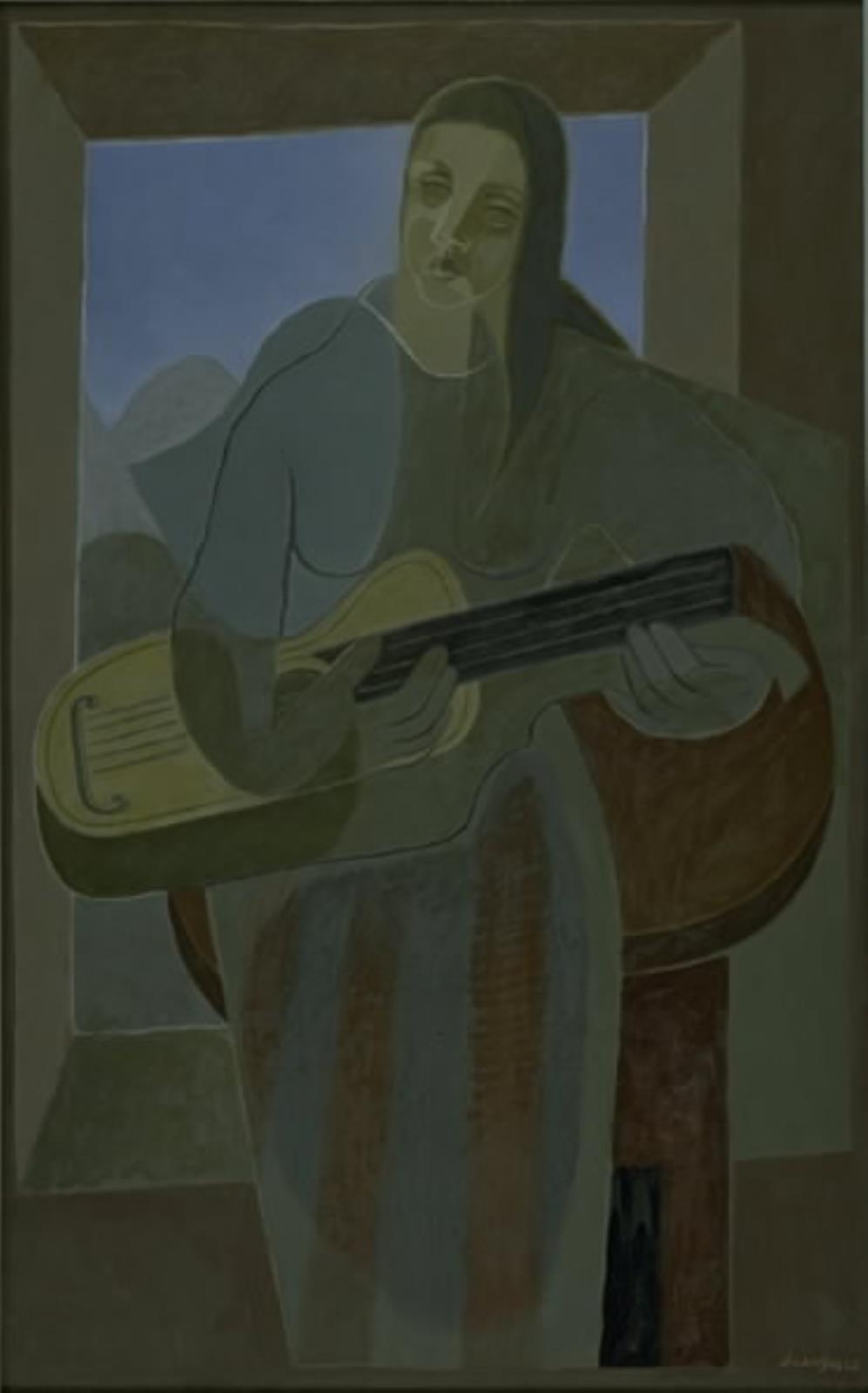 Juan Gris, Guitarspillersken