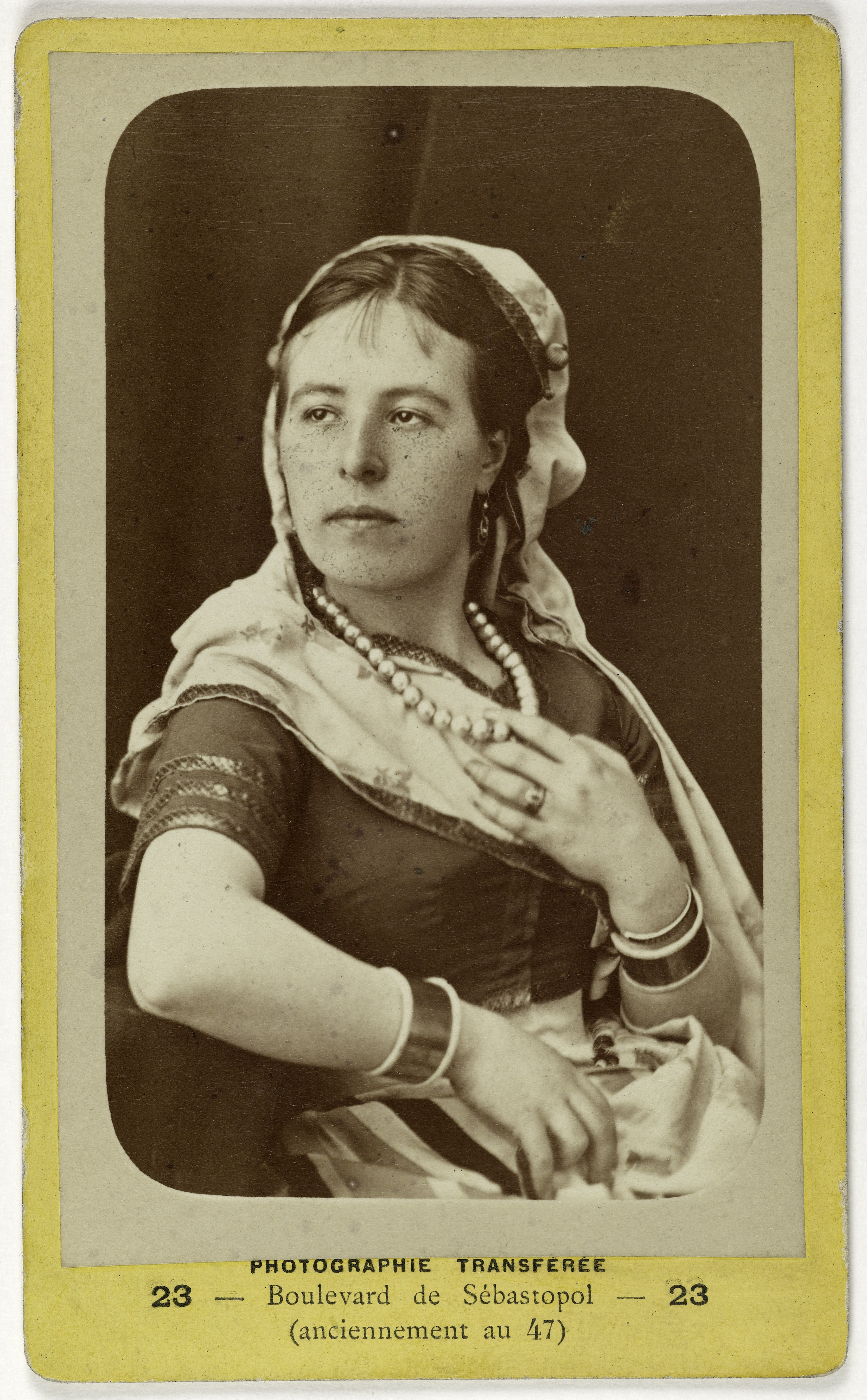 Anonyme, Portrait de Madame Lebel, (actrice)