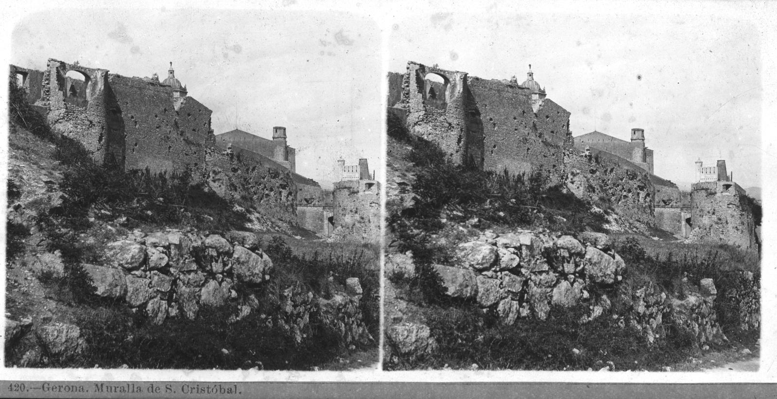 Desconegut, 420. Gerona. Muralla de S. Cristóbal