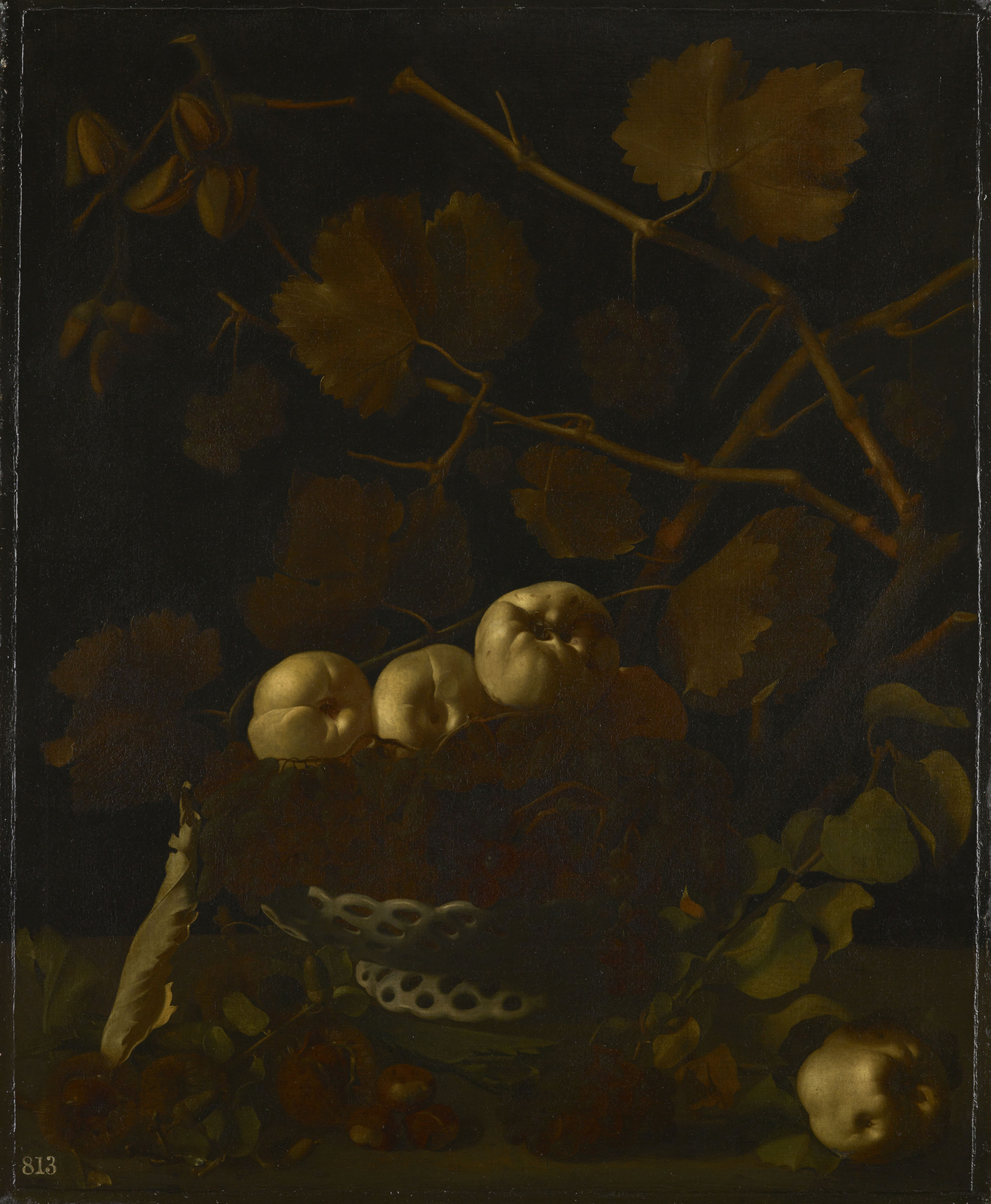 Juan Fernández el Labrador, Still Life with Quinces and Acorns