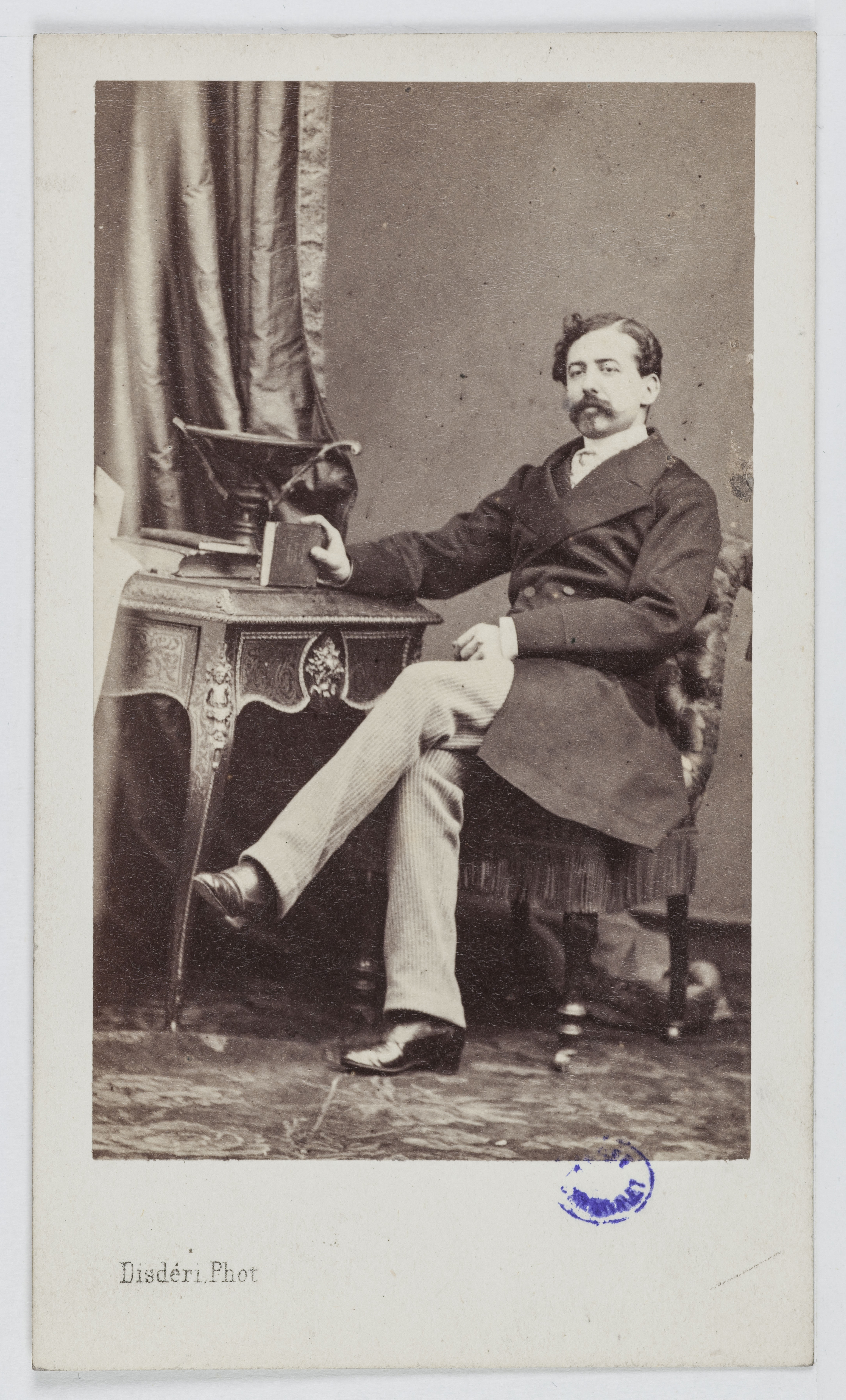 André-Adolphe-Eugène Disdéri, Portrait du Baron de Serley.
