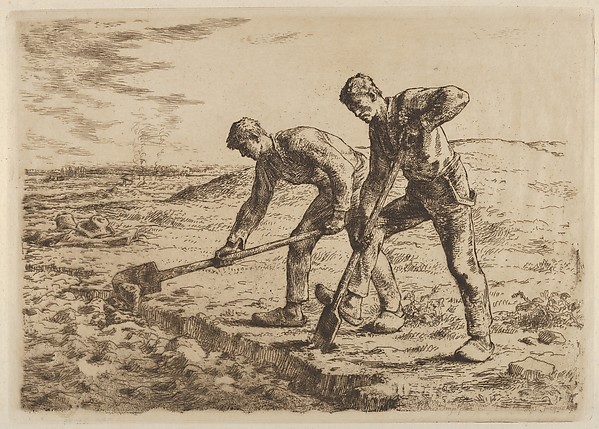 Jean-François Millet, The Diggers