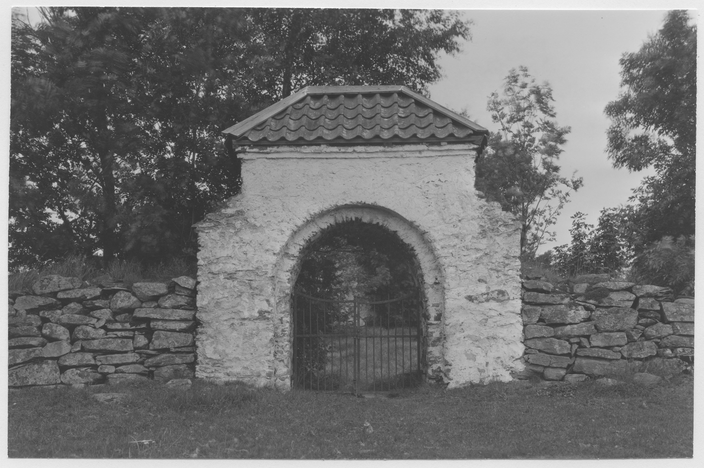 Mårten Sjöbeck, Hanhals ödekyrkogård