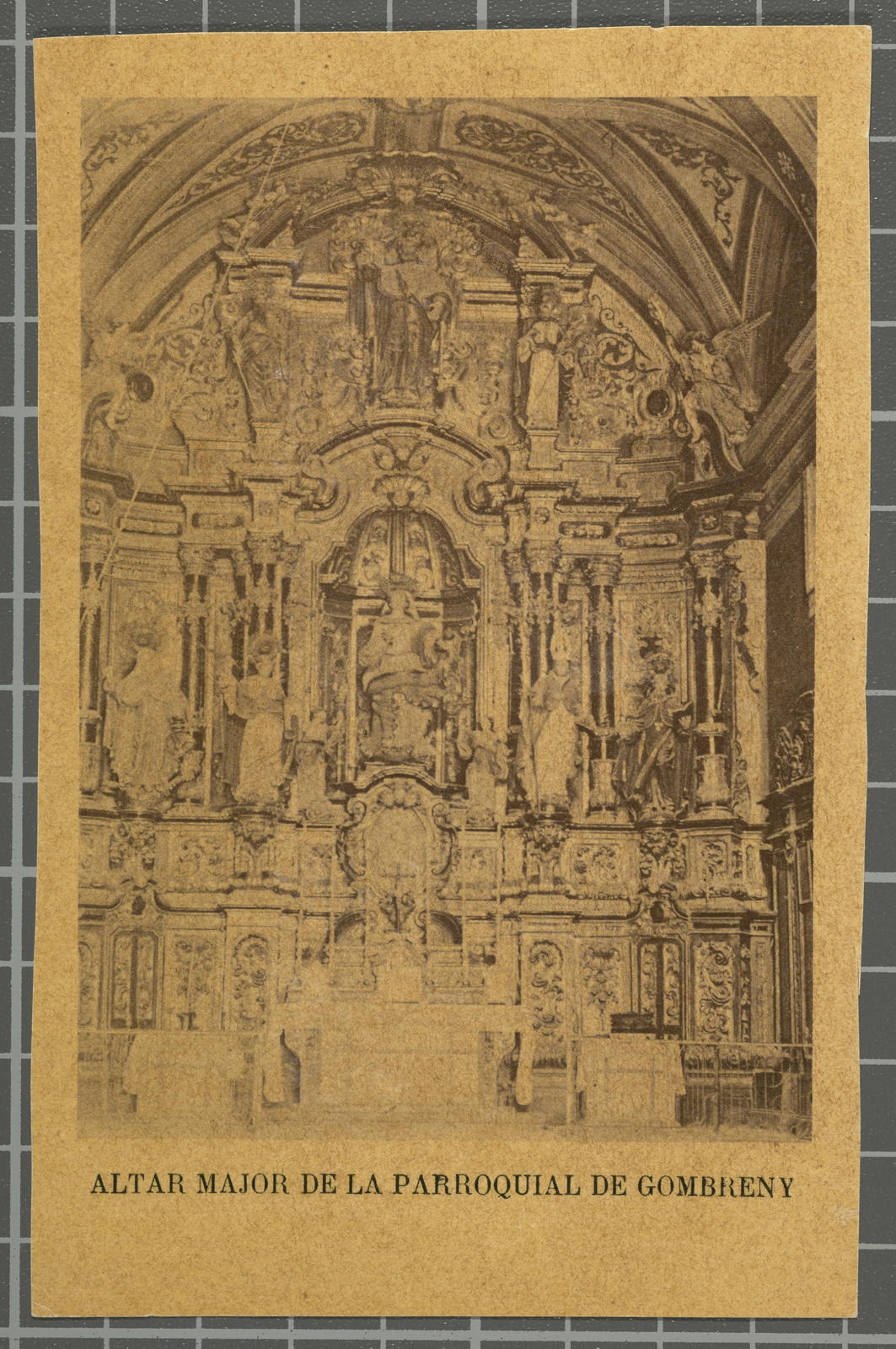 Desconegut, Altar Major de la Parroquial de Gombreny