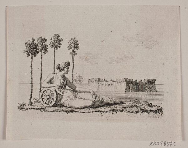 Gerhard Ludvig Lahde, Liggende kvinde ved fort