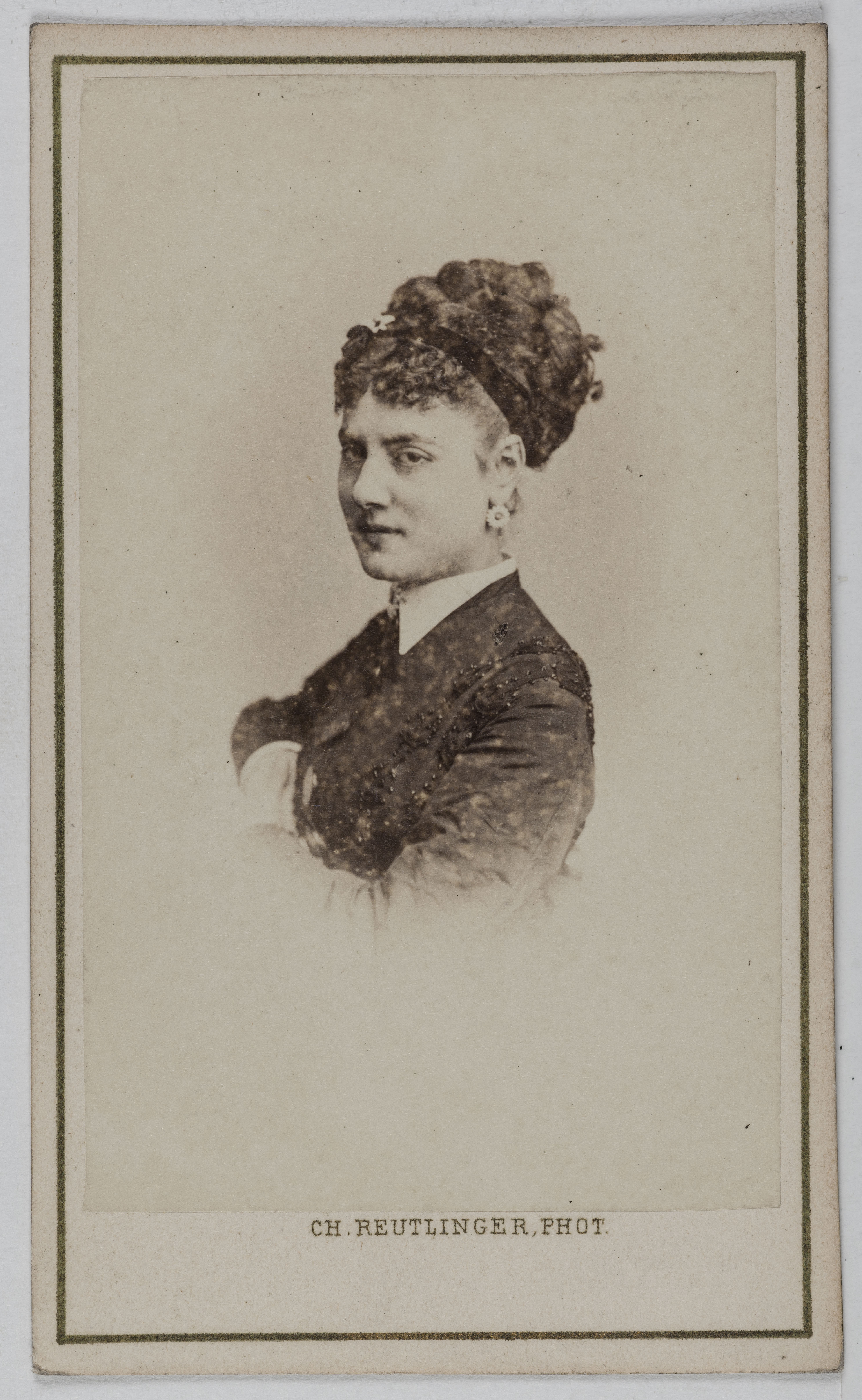Charles Reutlinger, Portrait de Delphine de Lissy ou Lizy, (actrice)