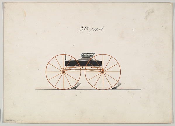Brewster & Co., Design for Wagon, no. 718d