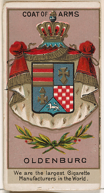 W. Duke, Sons & Co., Count von Moltke of Oldenburg, from the Rulers, Flags, and Coats of Arms series (N126-2) issued by W. Duke, Sons & Co.