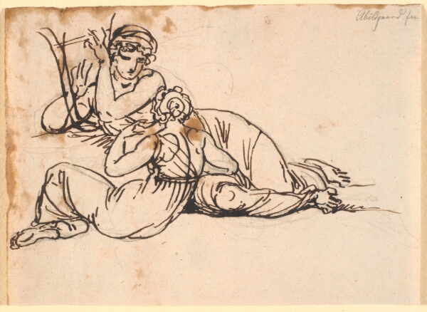 Nicolai Abildgaard, Sappho og Mytilenerinden