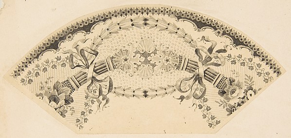 Anonymous, French, 19th century, Lace Design