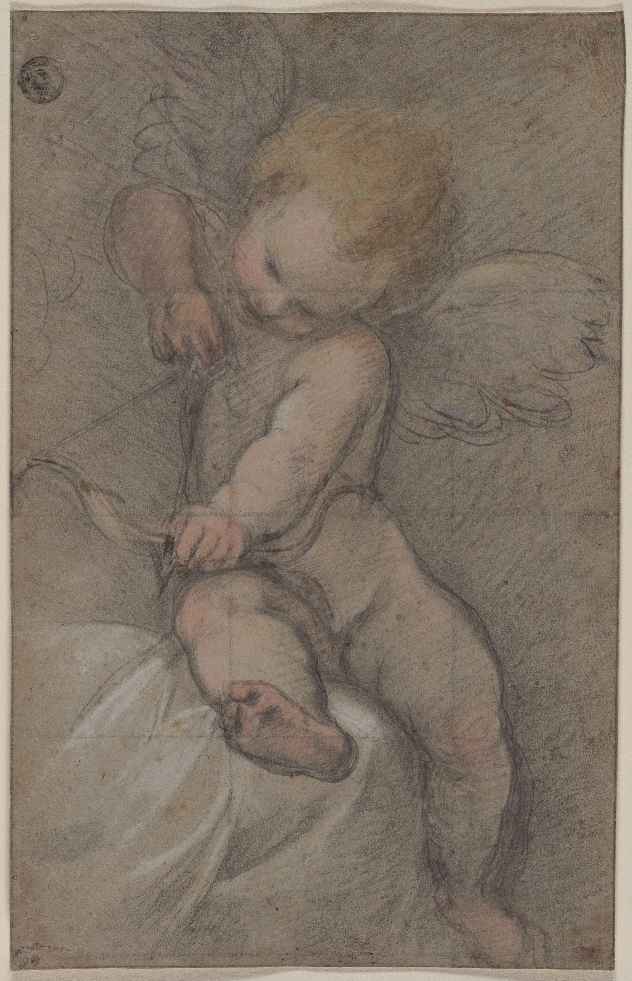 Federico Barocci, Cupid Drawing His Bow