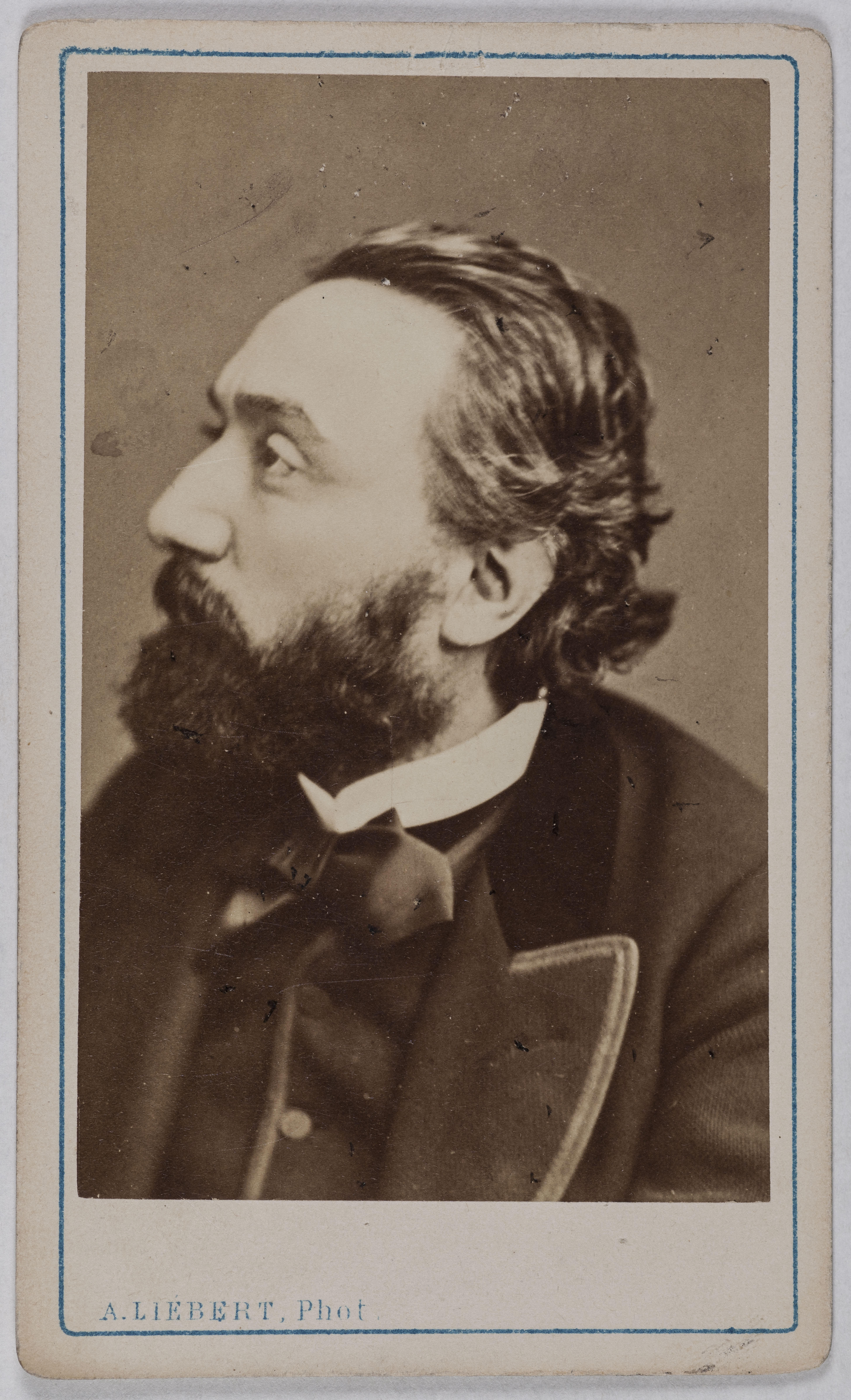 Alphonse Liébert, Portrait de Léon Gambetta (1838-1882), (homme politique, avocat)