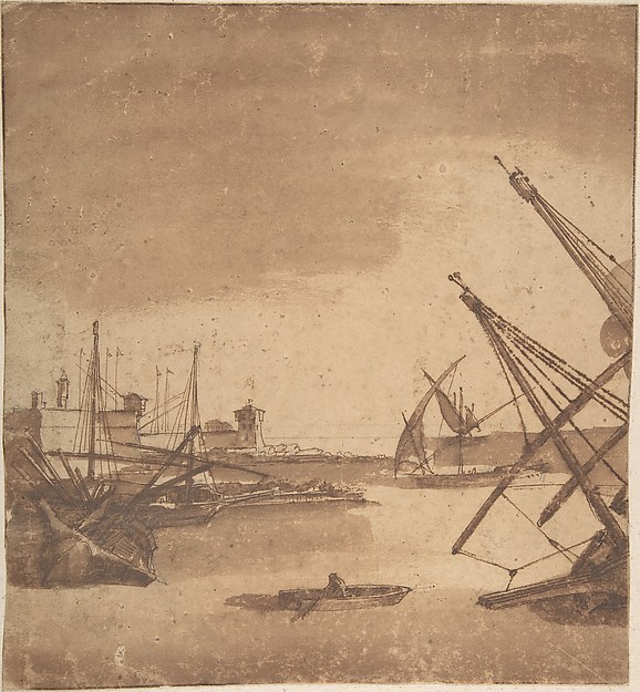 Claude Lorrain (Claude Gellée), A Port Scene