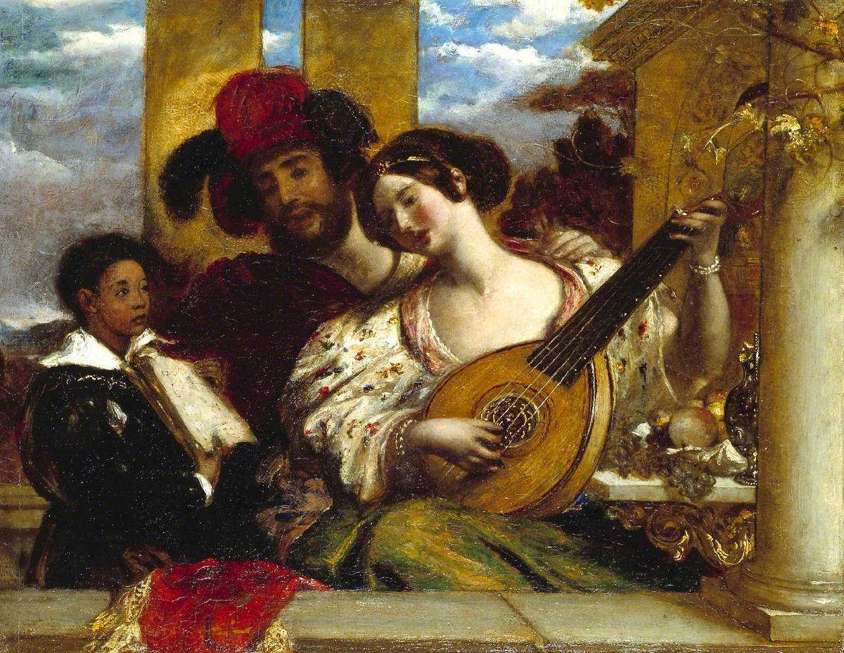 William Etty, Il Duetto (‘The Duet’)