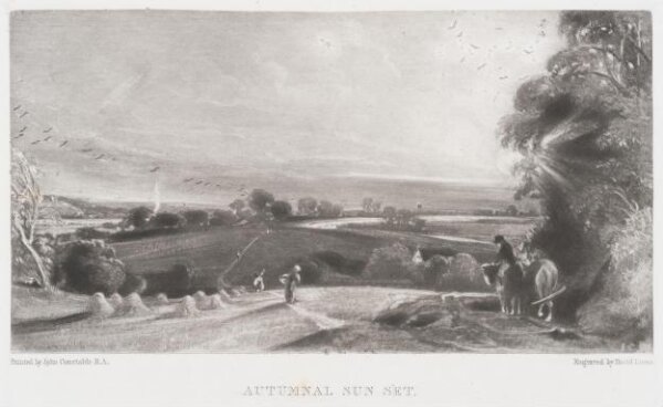 Constable, John RA, AUTUMNAL SUN SET