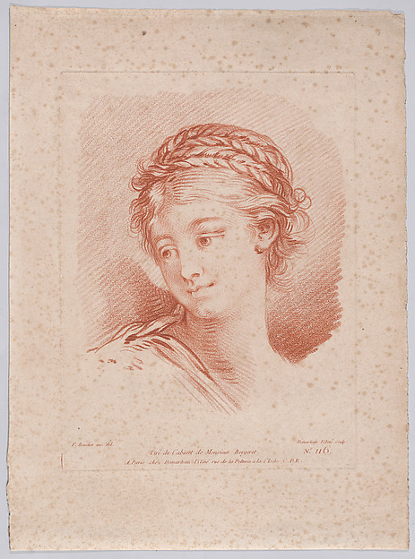 Gilles Demarteau, Tête de femme