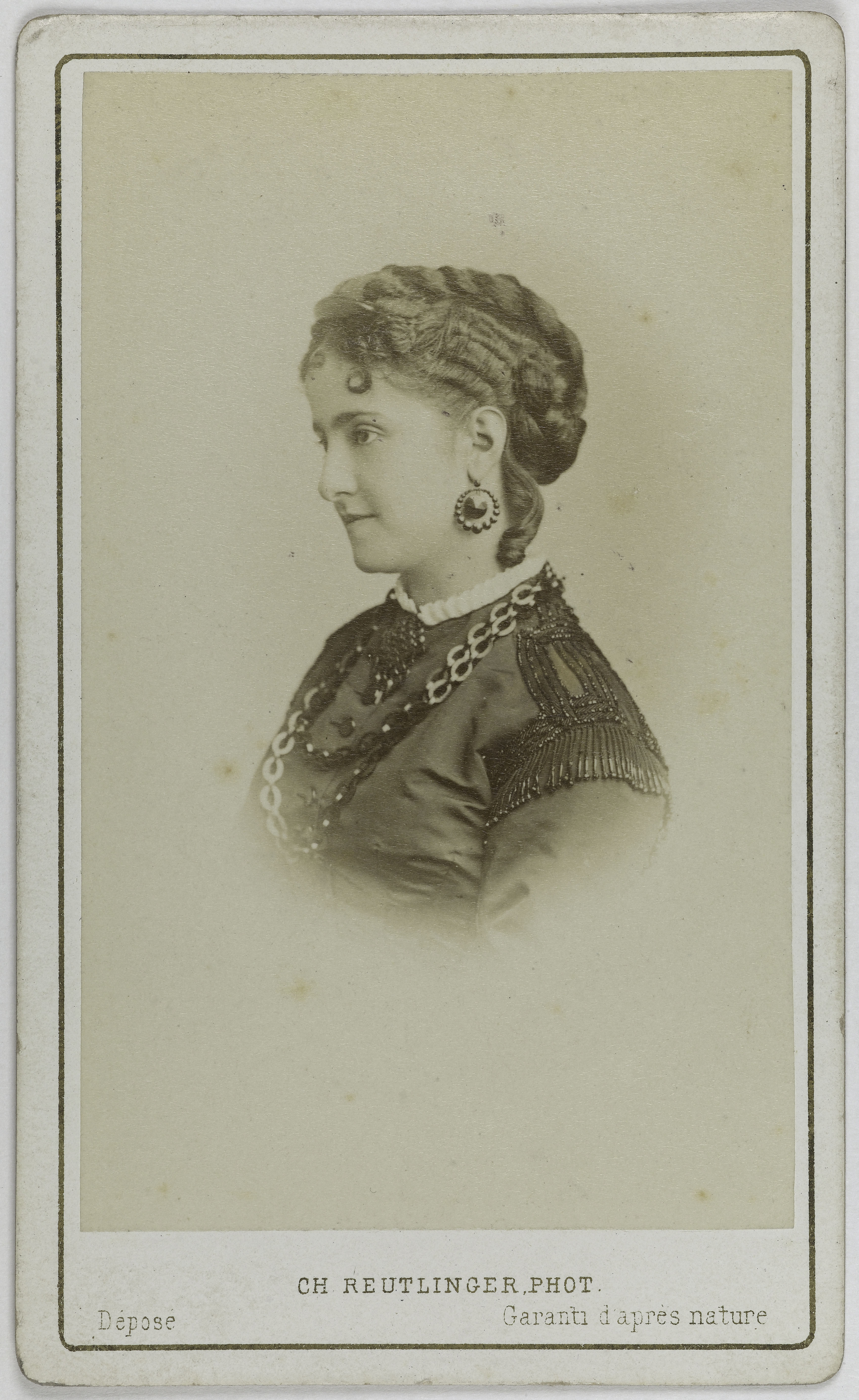 Charles Reutlinger, Portrait de Patti Adelina, (Adela-Juana-Maria, dite), (1843-1919), (chanteuse lyrique)