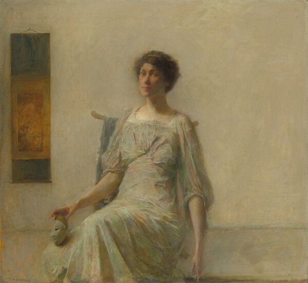 Thomas Wilmer Dewing, Lady with a Mask
