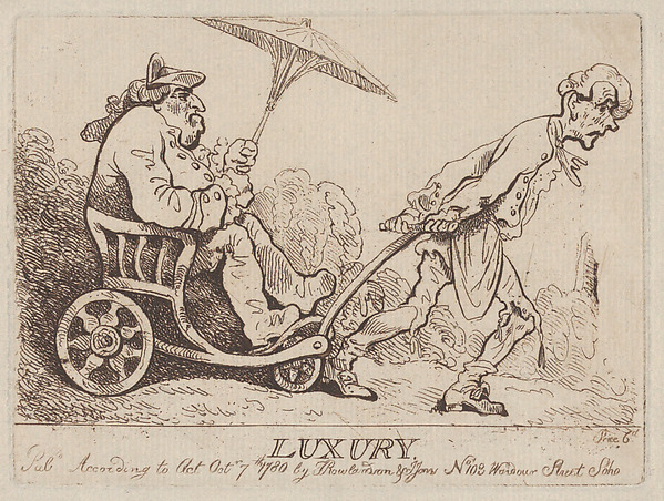 Thomas Rowlandson, Luxury