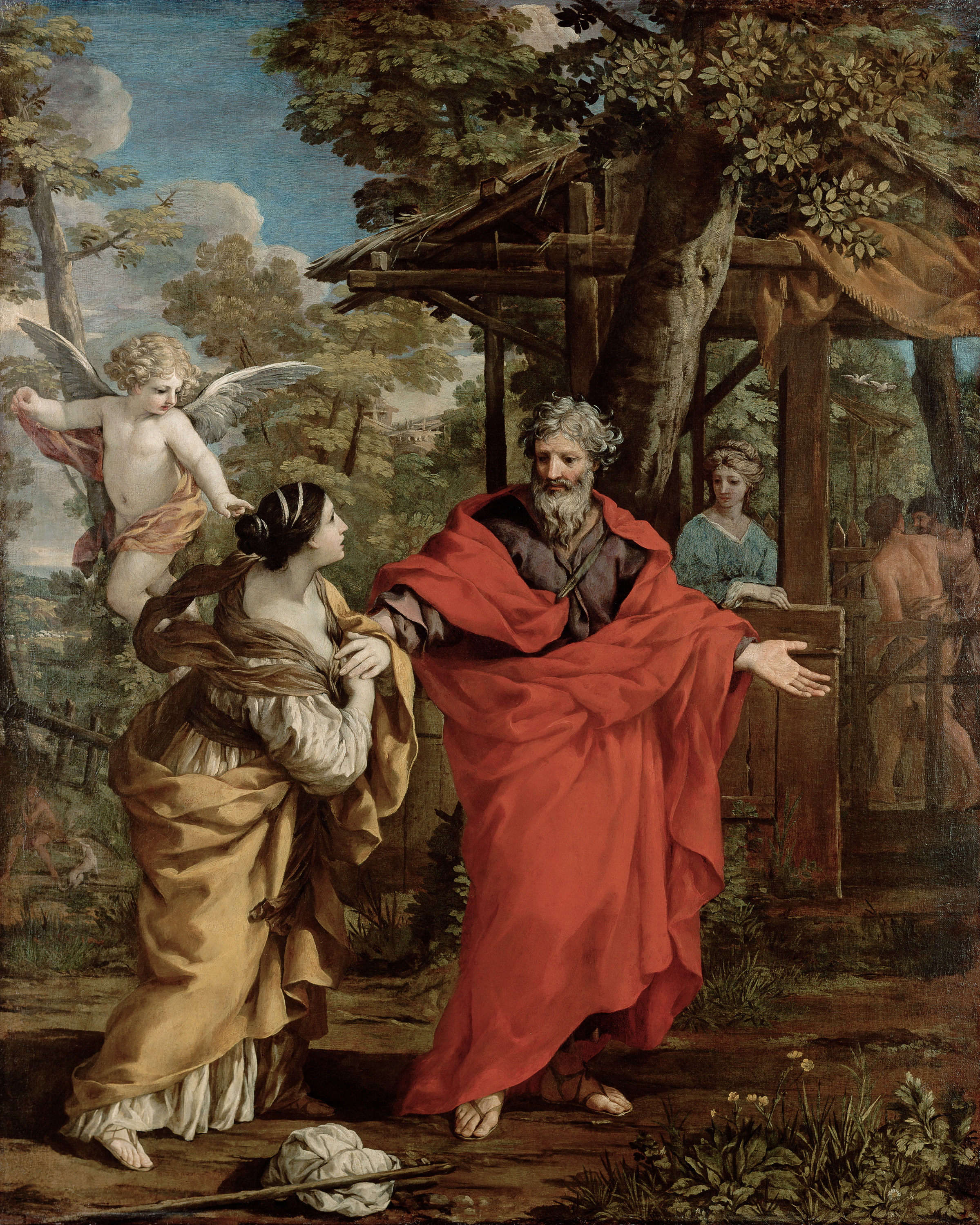 Pietro da Cortona, Abraham and Hagar