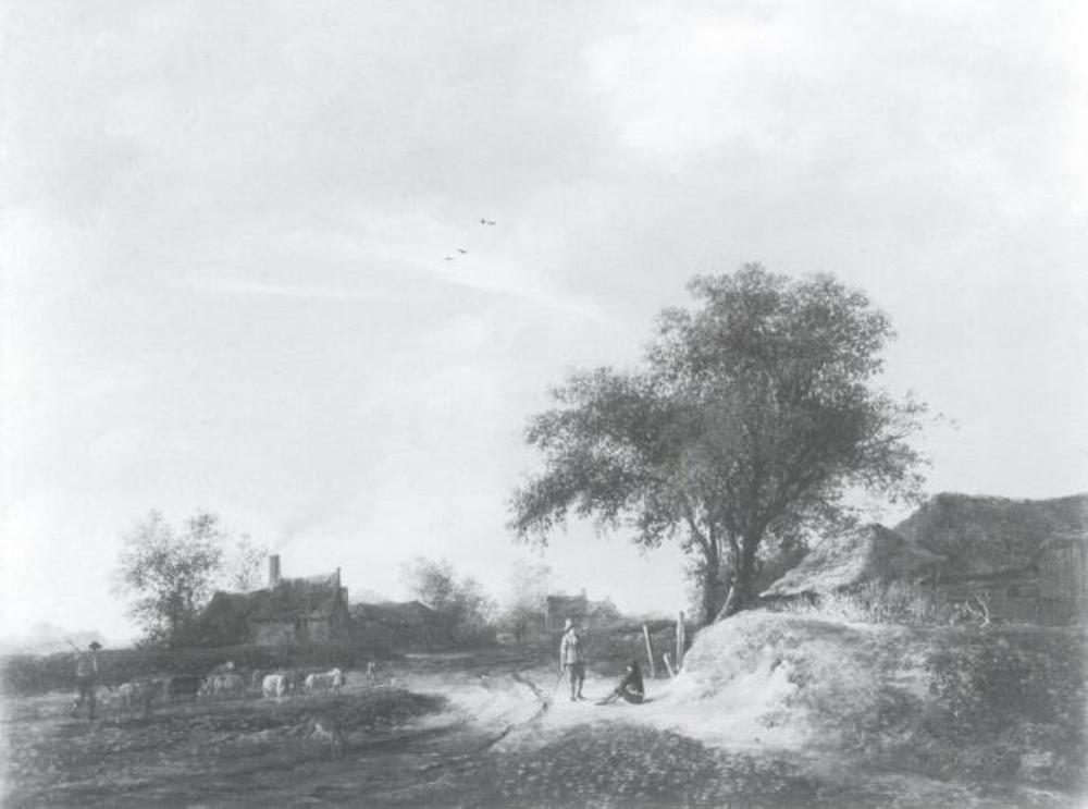 Jacob van Ruisdael, Landscape with a Farm