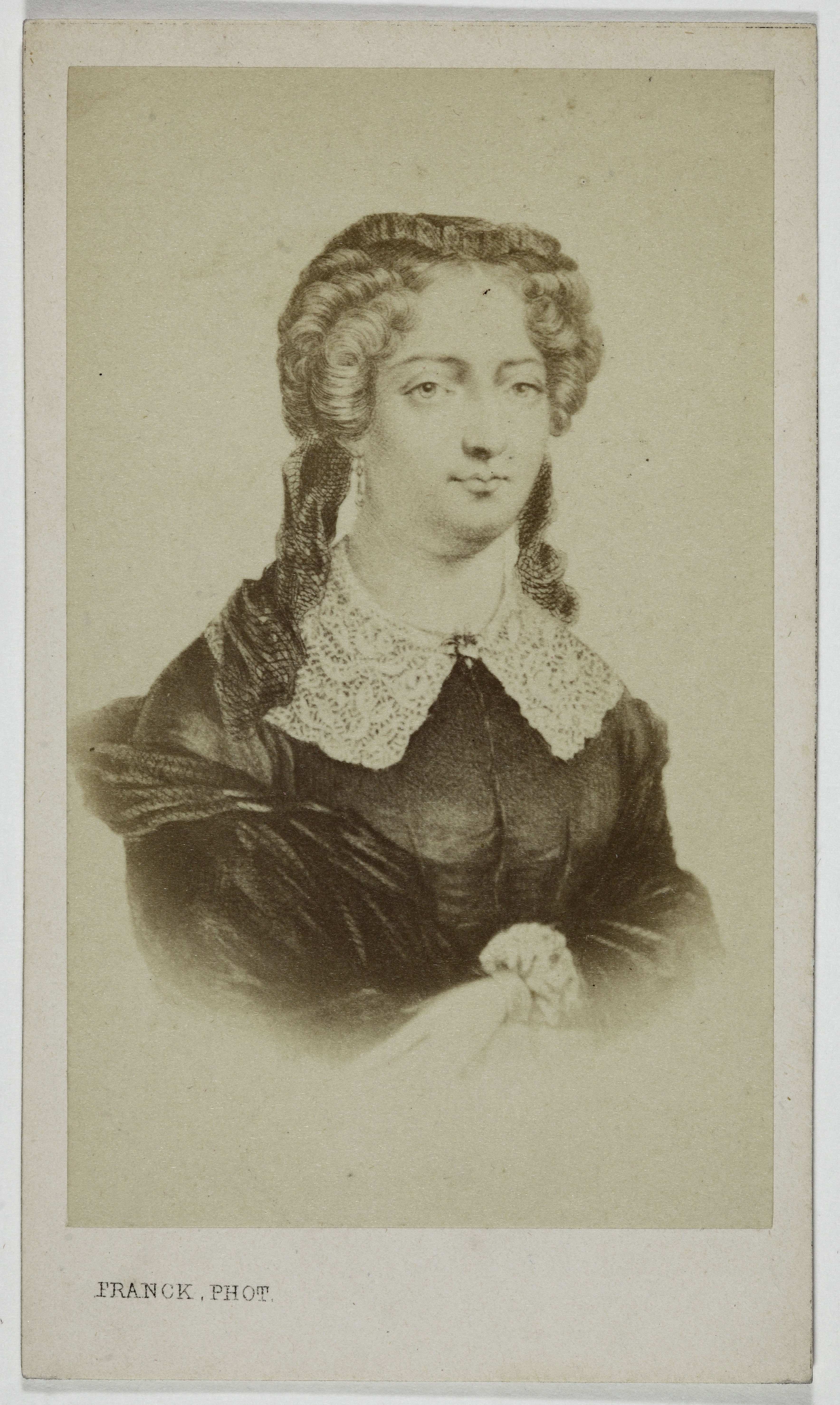 Franck, Portrait de la Duchesse d'Angoulême, (Marie-Thérèse Charlotte, Madame Royale), (1778-1851)