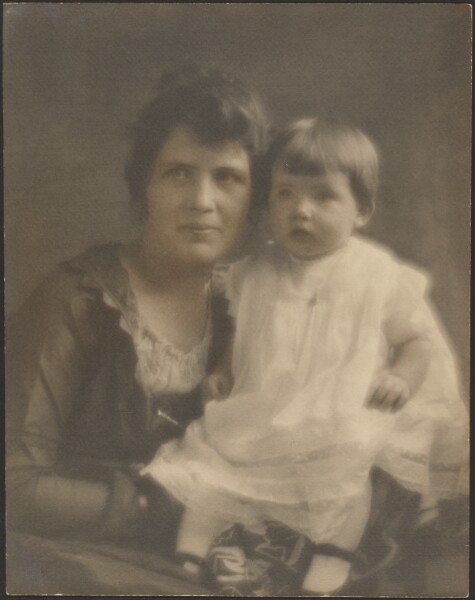 Louis Fleckenstein, [Mother and Child in White Gown]