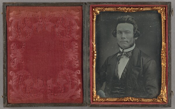Unknown, [Portrait of a Man with Pompadour Hair Style]