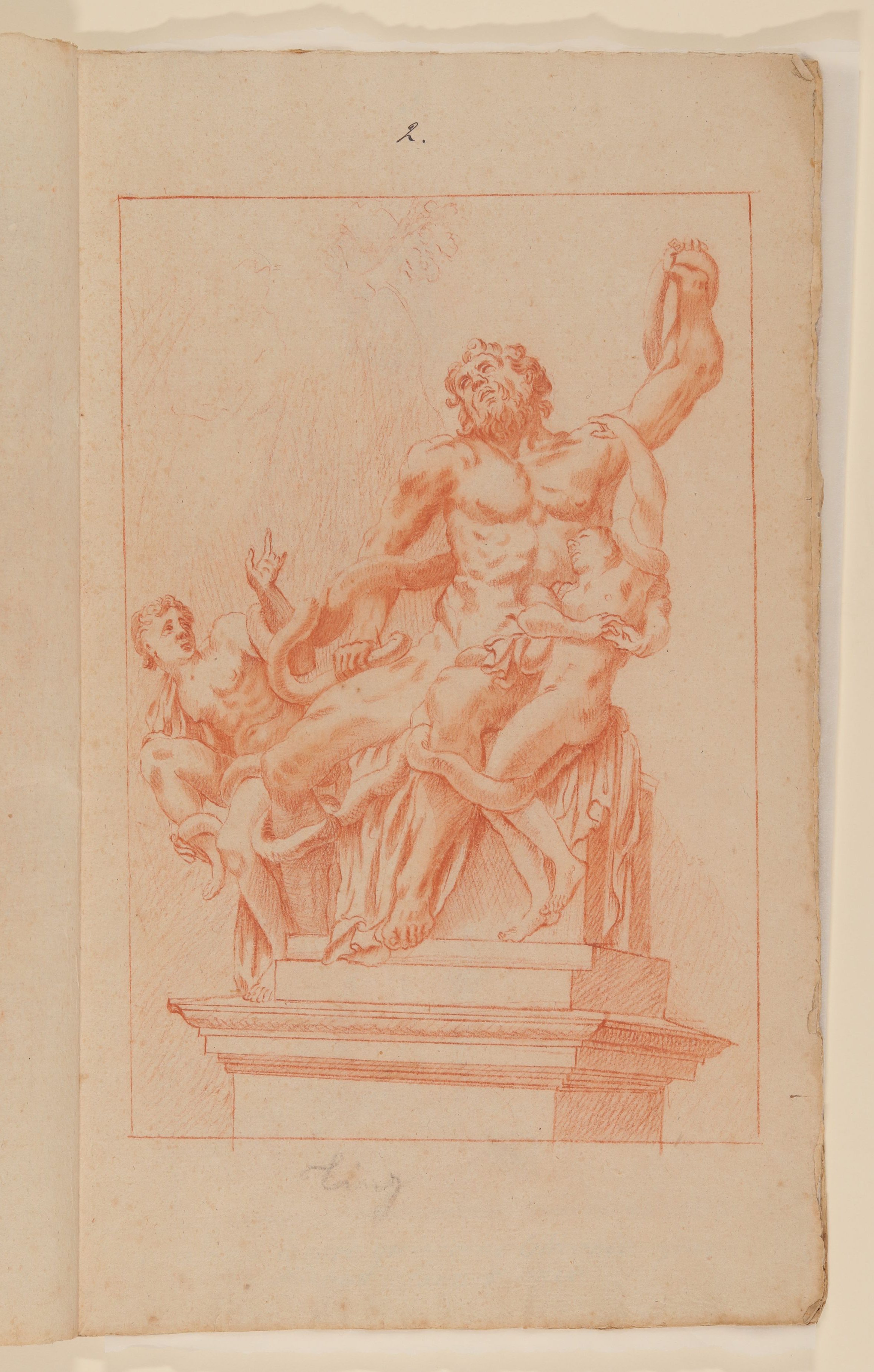 Francois Perrier (Maler), Die Laokoongruppe [nach Tafel 1 von François Perriers "Icones et Segmenta Nobilium Signorum et Statuarum..." (1638)]