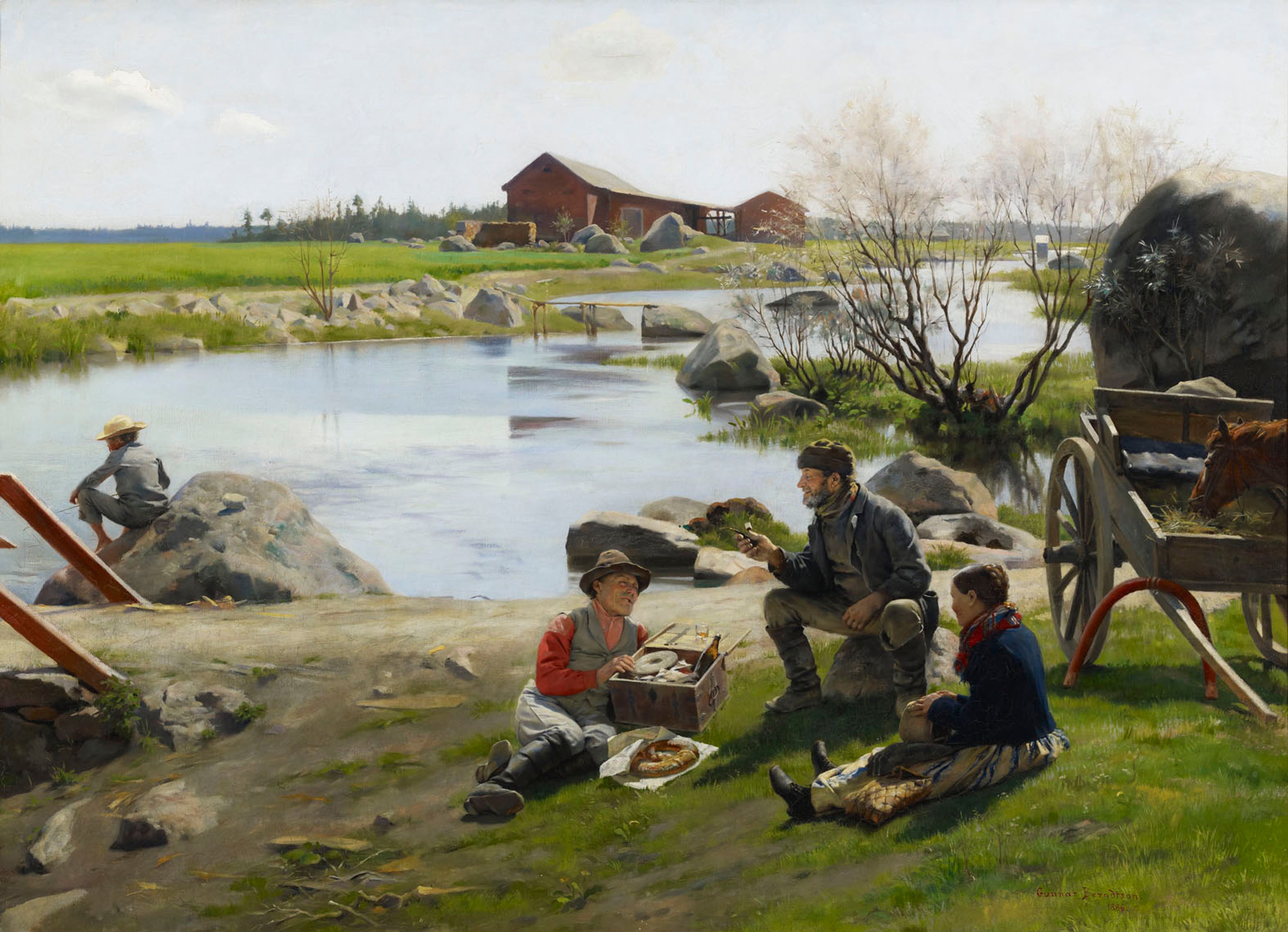 Gunnar Berndtson, A Rest on the Way to the Fair