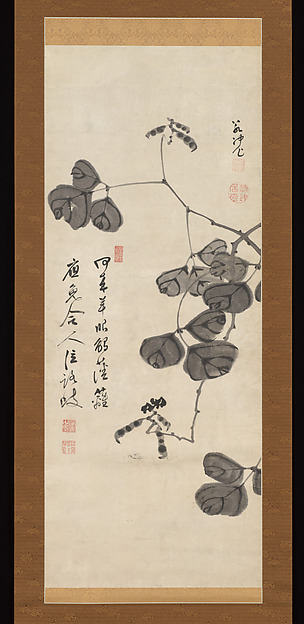 Itō Jakuchū, Peapods on a Branch