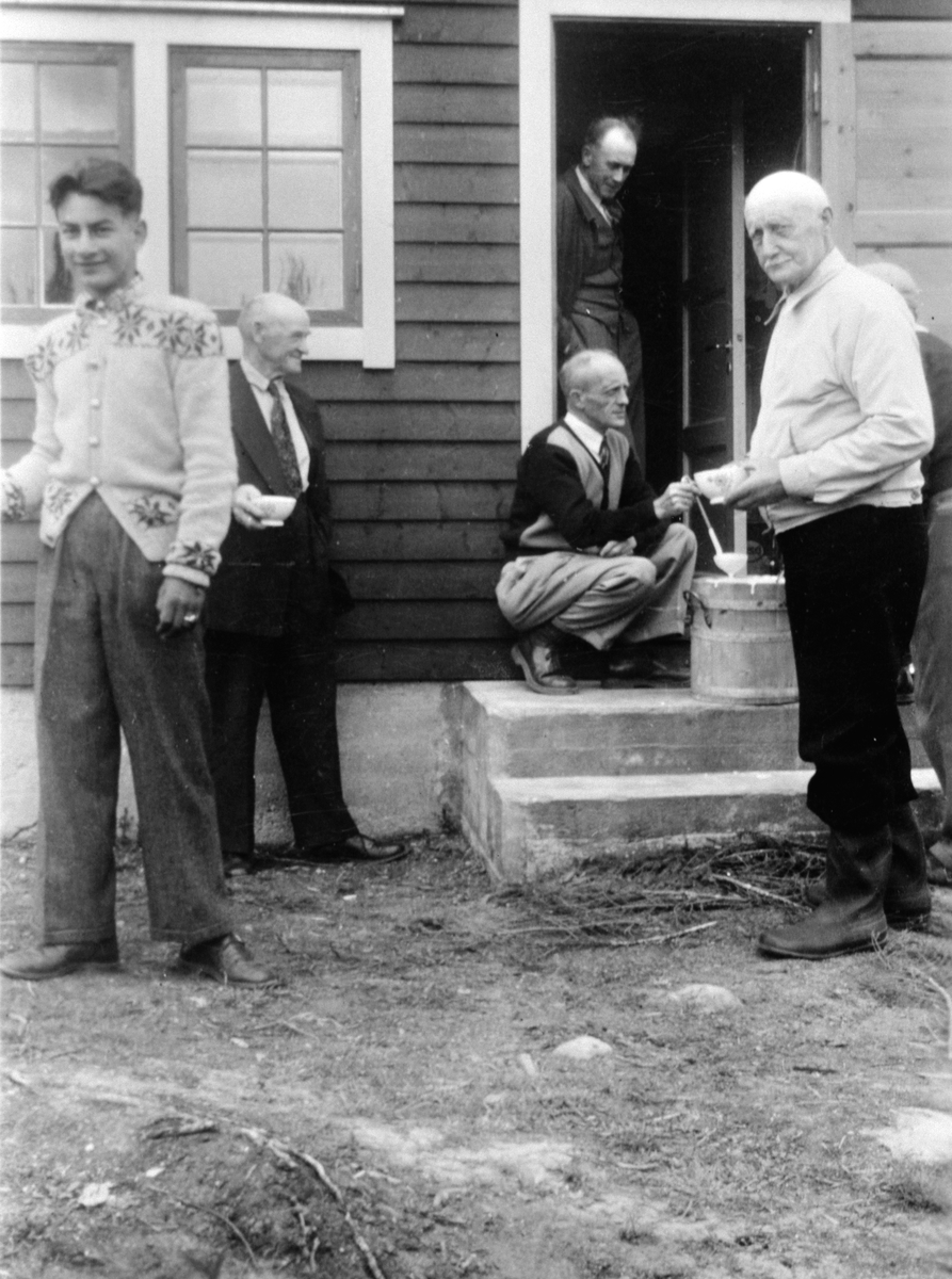 Anno Domkirkeodden, 40 ÅRS-JUBILEUM HEKNE SMÅBRUKERLAG, SORTEN, ROMEDAL ALLMENNING, SVERRE SANDMOEN, KR. ANTONSEN, PER HEKNE, EMBRET HEKNE,