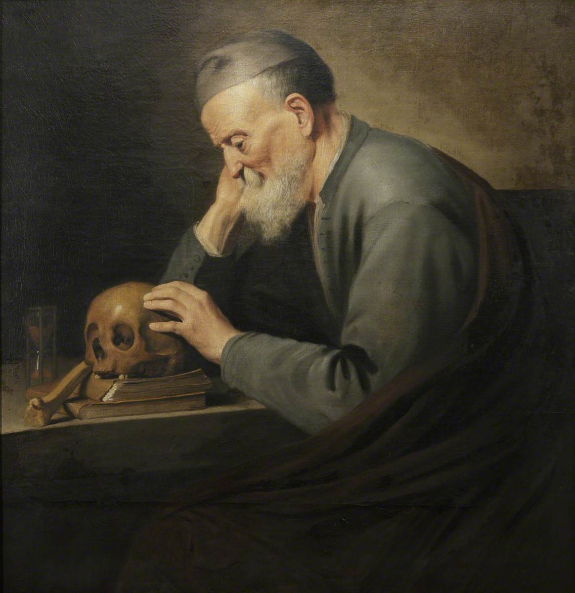 Unknown artist, A Philosopher contemplating Mortality