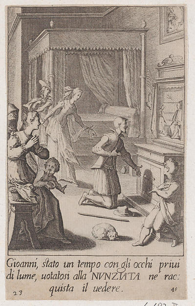 Jacques Callot, Gioanni, from Scelta d'Alcuni Miracoli e Grazie della Santissima Nunziata di Firenze (Selection of Some Miracles and Graces that Occurred in the Church of the Annunziata in Florence)