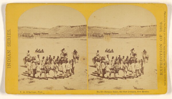 Timothy H. O'Sullivan, Navajoe Dance, Old Fort Defiance, New Mexico.