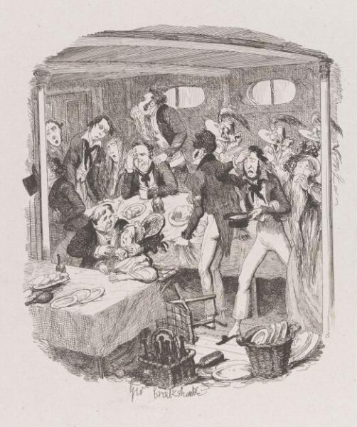 Cruikshank, George, Steam Excursion (Plate II)