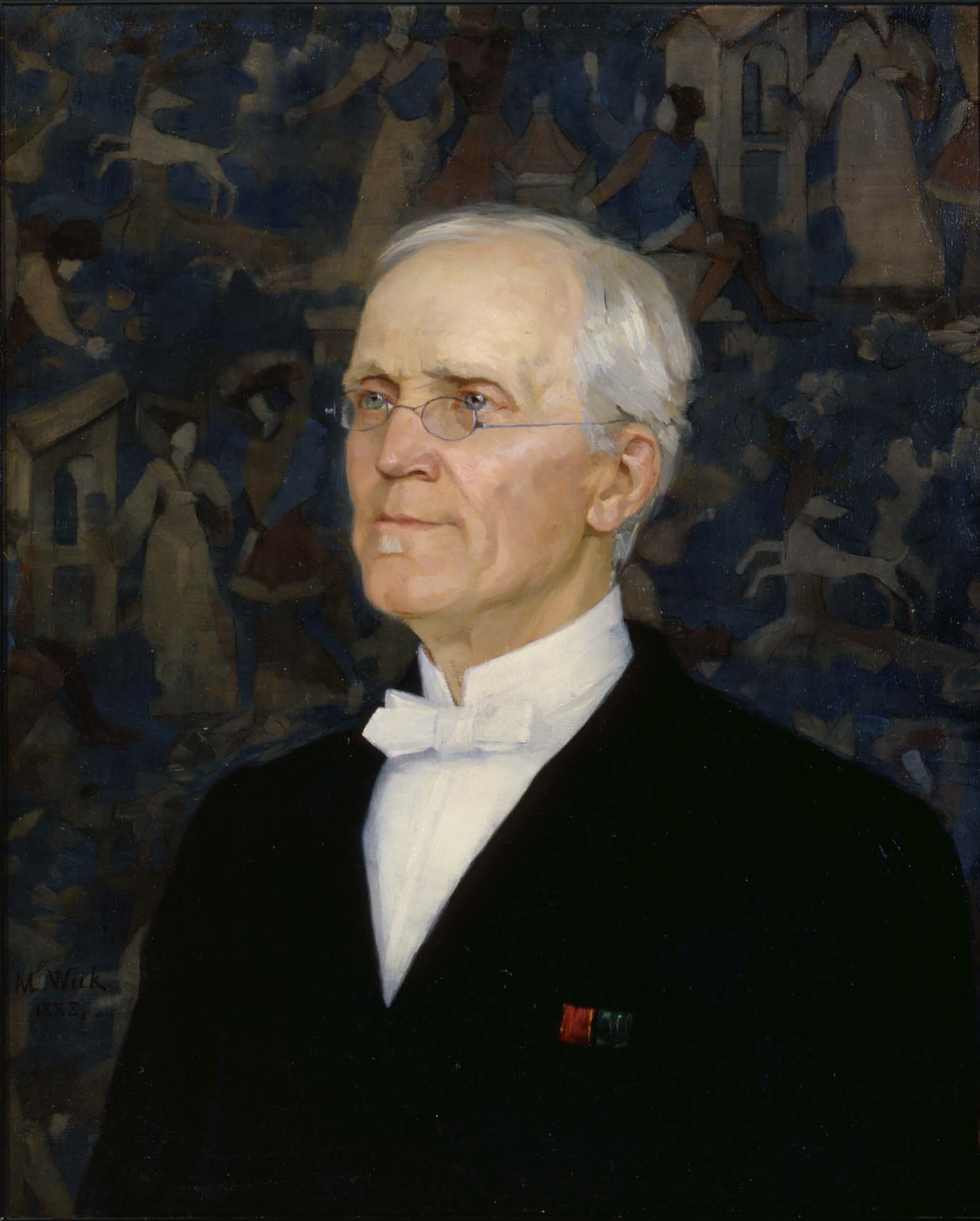 Maria Wiik, Portrait of B. O. Schauman