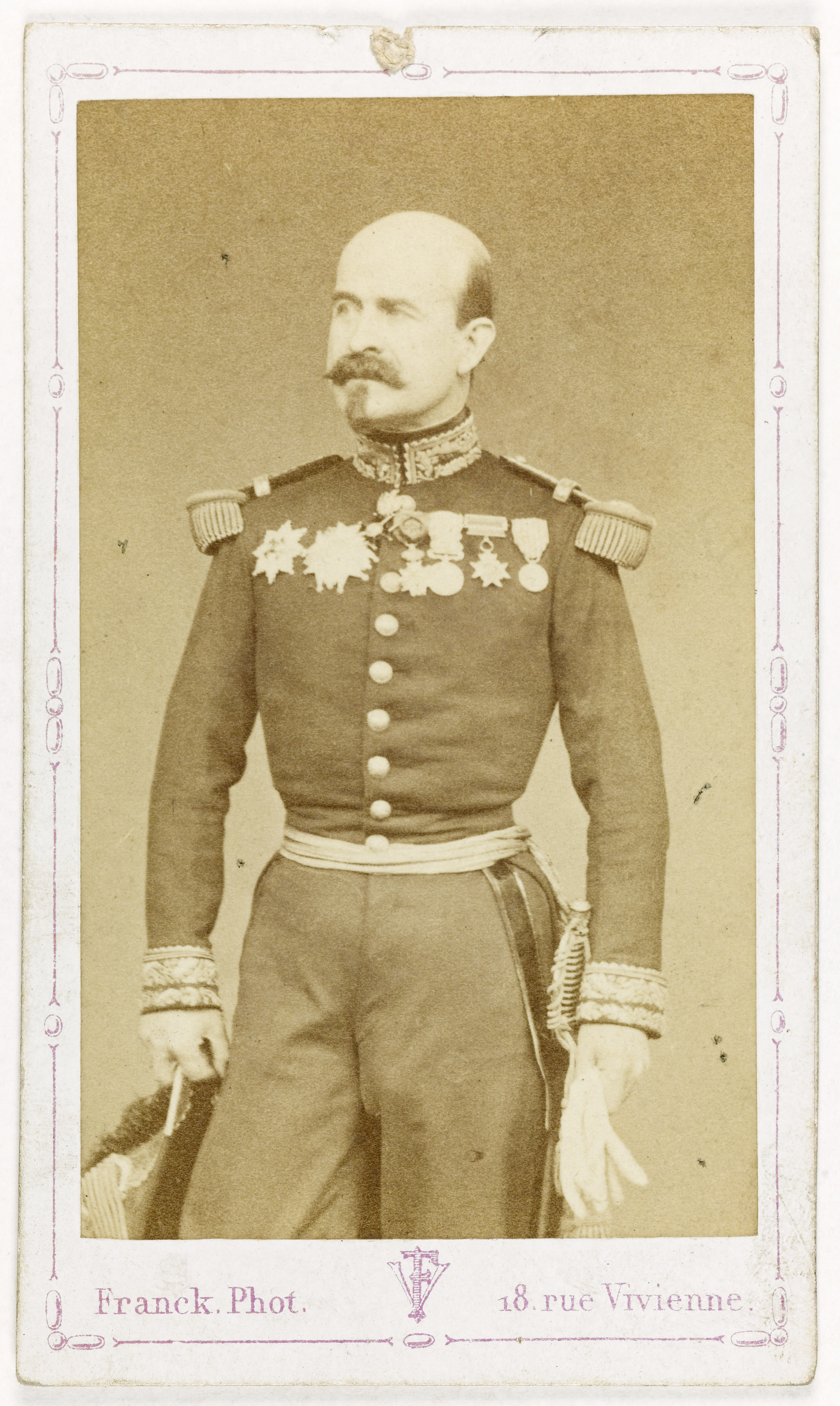Franck, Portrait de Louis-Jules Trochu (1815-1896), général, député, président du gouvernement de la Défense nationale en 1870