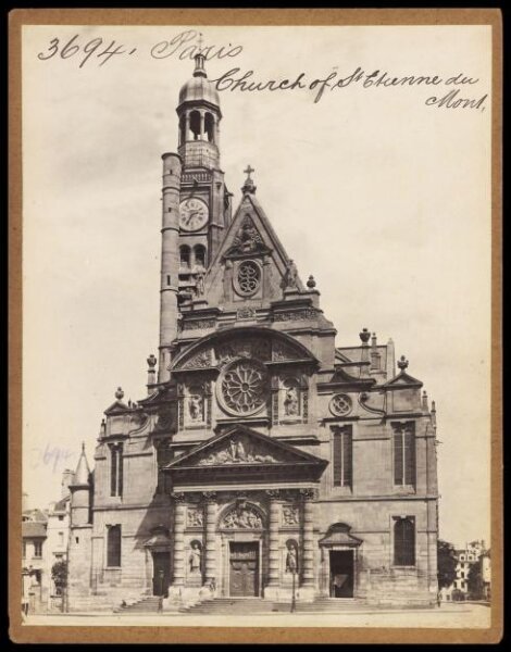 Francis Frith, Paris. Church of St. Etienne du Mont