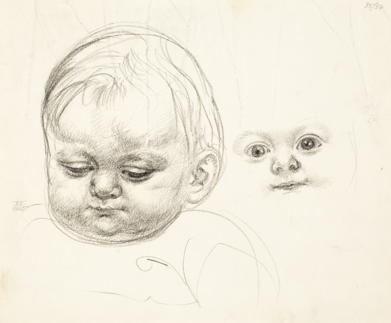 Eduard (autor) Wiiralt, Lapse pea (Claude) ja nägu