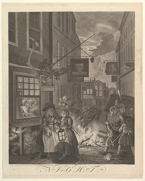 William Hogarth, Night (The Four Times of Day)