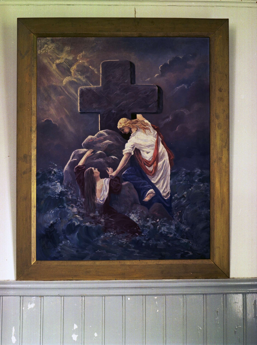 Tommy Arvidson, Oil painting in Valö missionshus, Valö socken, Uppland