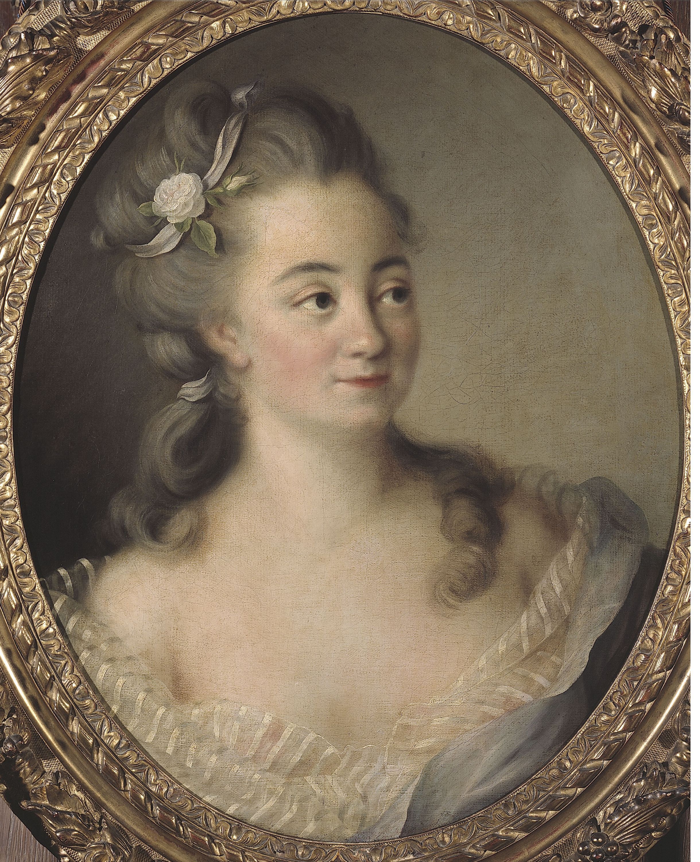 Ecole française, Portrait présumé de Madame Dugazon, actrice de la Comédie-Italienne