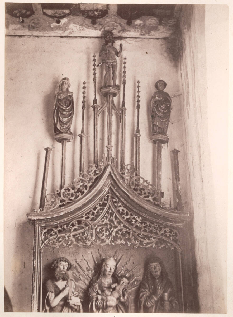 R.Prziborsky, Schnitzaltar in der Kirche Hohenberg gegenüber von Friedstein (?)