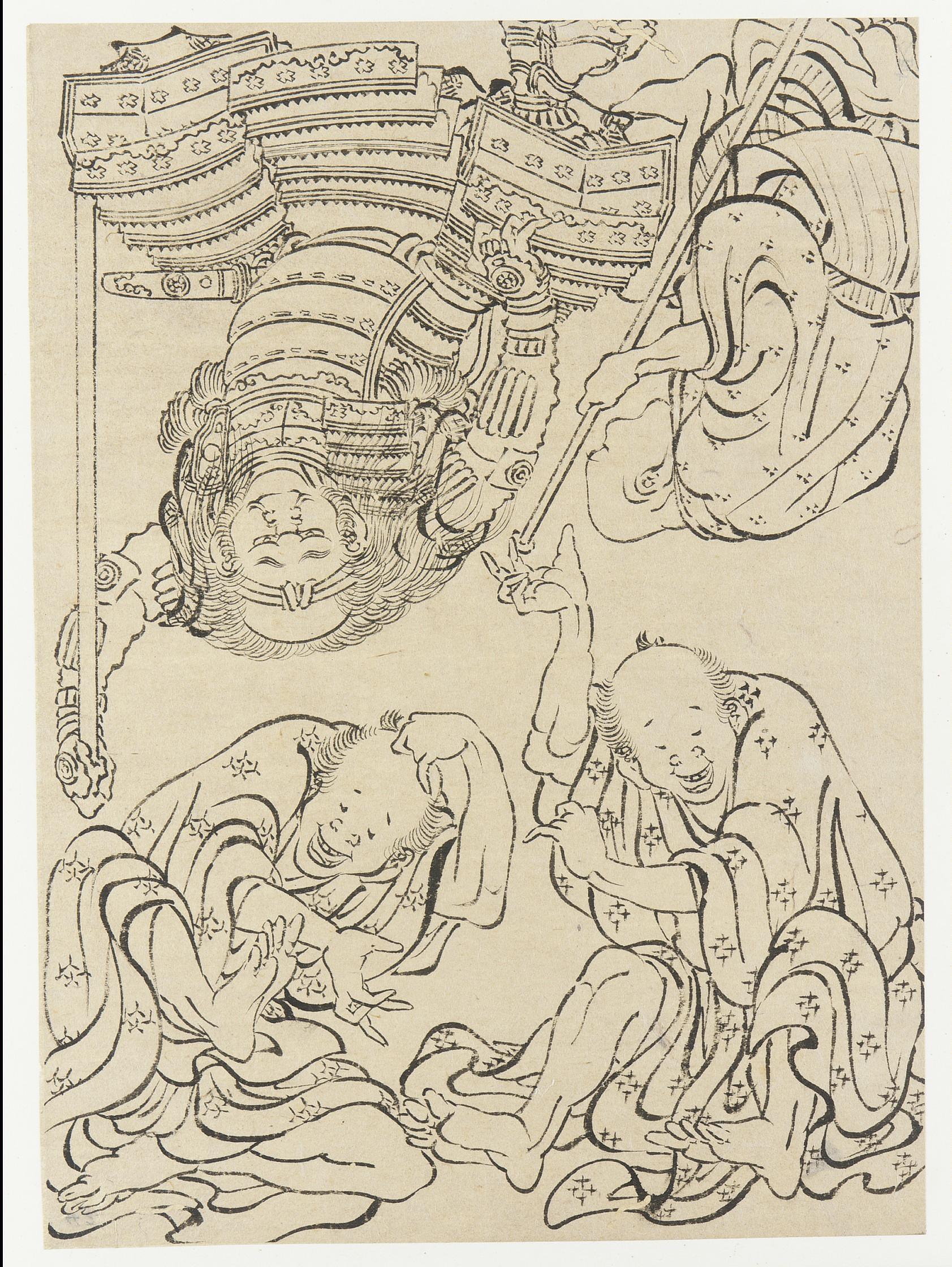 Katsushika Hokusai, Miscellaneous figures