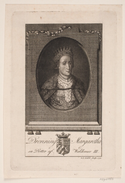 Gerhard Ludvig Lahde, Portræt af dronning Margaretha