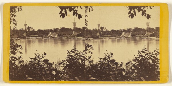 Edward and Henry T. Anthony & Co., Central Park, (New York.) The Terrace and Lake.