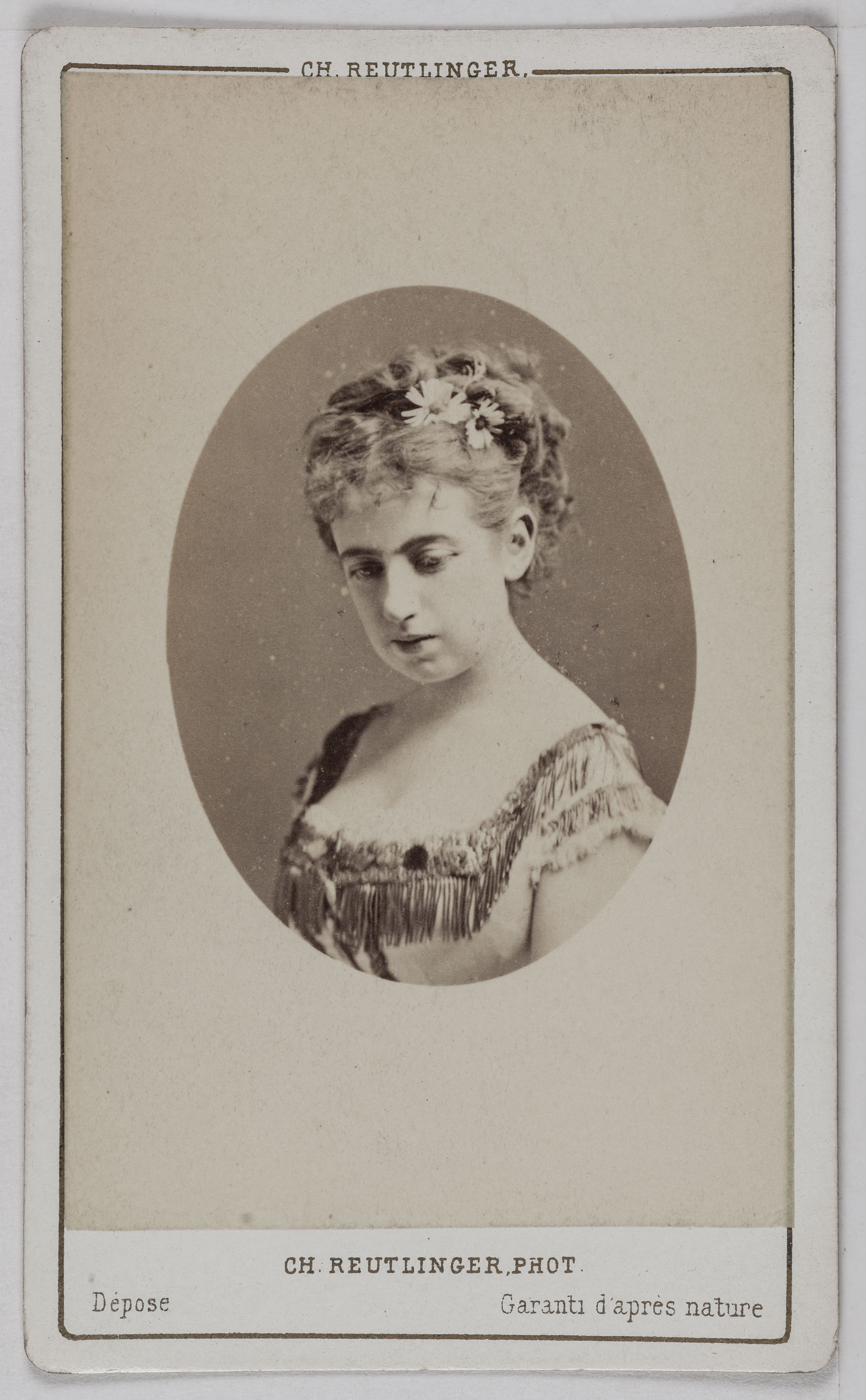 Charles Reutlinger, Portrait de Marie Blanche, (actrice)